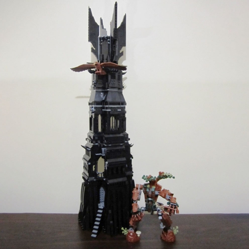 The Lord Of The Rings Tower of Orthanc 2359Pcs With Figures Moc Model Modular Building Blocks Bricks Toys 10237 16010 18010