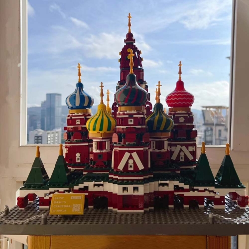 Wange Architechtural Series The Saint Basil's Cathedral 3213Pcs Moc Model Modular Building Blocks Bricks Toys 6213