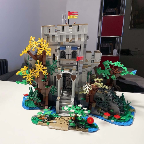 Creator Expert Ideas Castle in the Forest 1957Pcs Moc Model Modular Building Blocks Bricks Toys 910001 85668