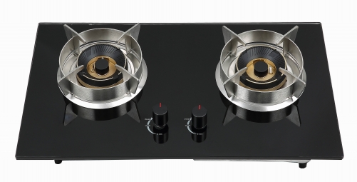 Double Burners Glass Built-In Cooker Sets JZQ-G214