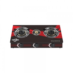 Three Burners Tempered Glass Kitchen Stove TG302