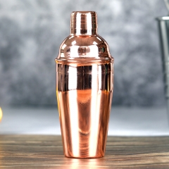 550ml Stainless Steel Copper Plated Cocktail Shaker