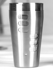 750ml Recipe Cocktail Shaker with Crown Lid