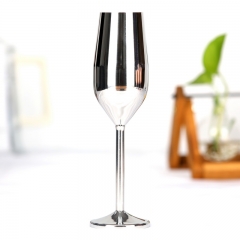 220ml Stainless Steel Champagne Cup Flute Glass Goblet