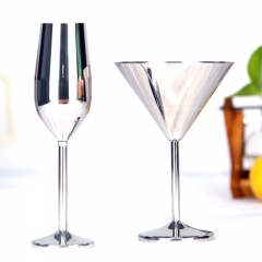 300ml Stainless Steel Martini Cup Martini Glass Goblet