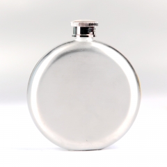 5oz Stainless Steel Round Hip Flask