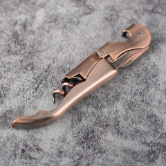 Stainless Steel Brass Plated Electroplated Bartender Corkscrew Sommelier Knife