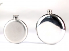 5oz Stainless Steel Round Hip Flask