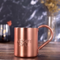 450ml Copper Electroplated Moscow Mule Mug Cylindrical Mug