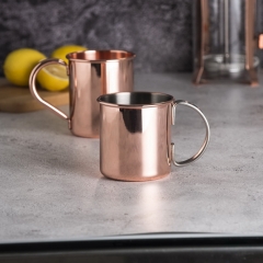 550ml Copper Electroplated Moscow Mule Mug Cylindrical Mug