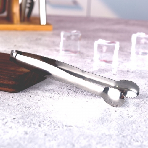 True Ice Tongs Stainless Steel Ice Tongs For Cocktails Dishwasher Safe Serving Tools 4 6 Inch Metal Tongs