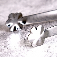 Stainless Steel Ice Tongs Flower Ice Tongs