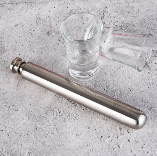 2oz Tube Flask Cigar Flask