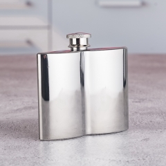 5oz Mustache Flask Beard Flask Gentleman Flask