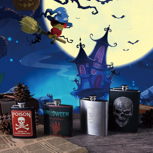 Halloween Hip Flask Series Customized Holiday Gift Series
