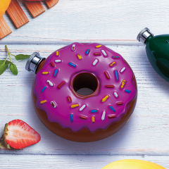 9oz Donut Flask Food Hip Flask