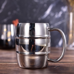 450ml Stainless Steel Beer Mug Double Wall Beer Mug