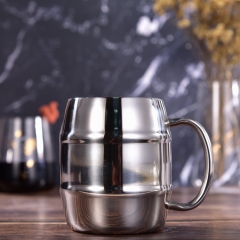 300ml Stainless Steel Beer Mug Double Wall Beer Mug