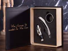 3-pc Wine Accessories Set Wine Bottle Set In Magnetic Gift Box