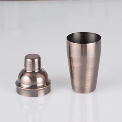 550ml Stainless Steel Bronze Plated Cocktail Shaker