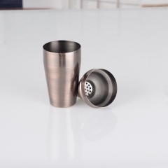 550ml Stainless Steel Bronze Plated Cocktail Shaker