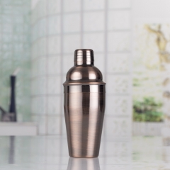550ml Stainless Steel Bronze Plated Cocktail Shaker