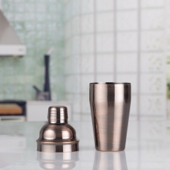 550ml Stainless Steel Bronze Plated Cocktail Shaker