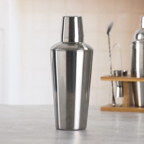 1000ml Mirror Polished Cocktail Shaker Large Capacity Cocktail Shaker