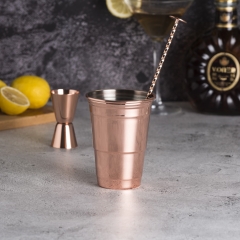 500ml Party Cup Stainless Steel Julep Cup Copper Plated