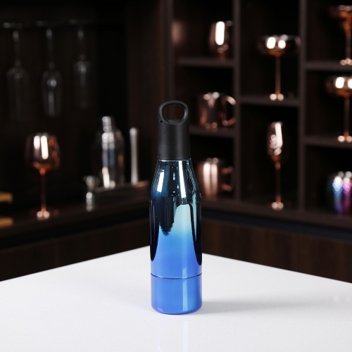 350ml Blue Beer Bottle Vacuum Beer Flask Thermos Beer Bottle