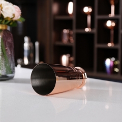 700ml Copper Plated Cocktail Shaker Stainless Steel Shaker Cup With Bottom