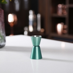 20/40ml Green Stainless Steel Double Jigger Green Jigger