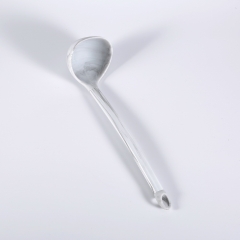 Silicone Kitchen Utensils With Marble Pattern And Holder