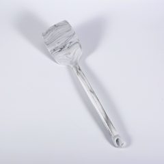 Silicone Kitchen Utensils With Marble Pattern And Holder