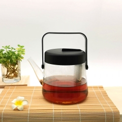 Borosilicate Glass Tea Pot 1200ml Large Tea Pot Reddot Award