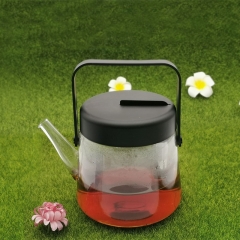 Borosilicate Glass Tea Pot 1200ml Large Tea Pot Reddot Award