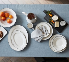 Marble And Wood Cheese Board With Handle