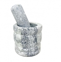 Granite Mortar And Pestle Set Garlic Grinder Kitchenware Masher