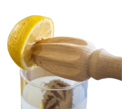 Wooden Orange Juicer Citrus Juice Extractor Reamer