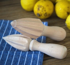 Wooden Orange Juicer Citrus Juice Extractor Reamer