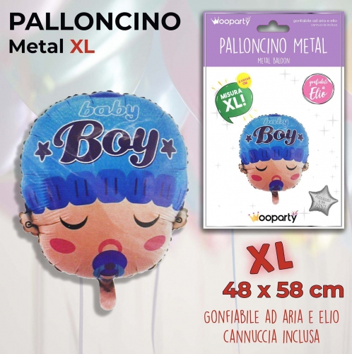 Palloncino mylar boy 48x58cm