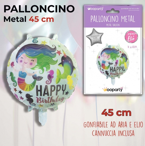 Palloncino mylar happy b. 45cm