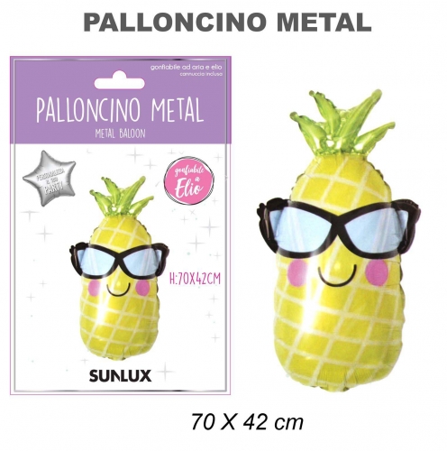 Palloncino ananas 70x42cm