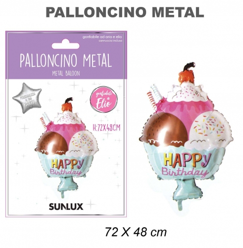 Palloncino gelato happy b. 72x48cm