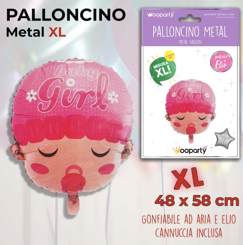 Palloncino mylar girl 48x58cm