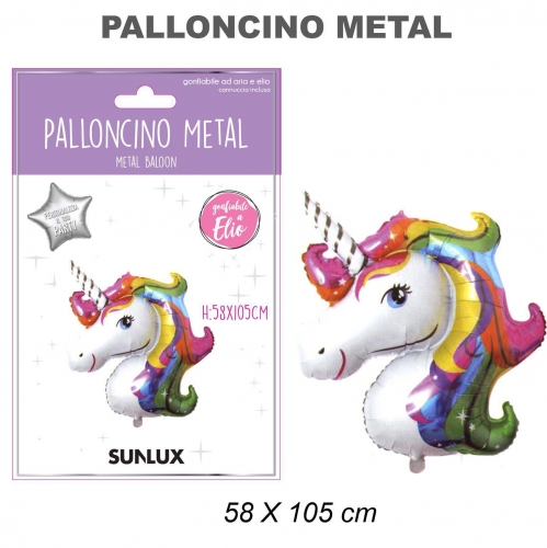 Palloncino unicorno 50x105cm