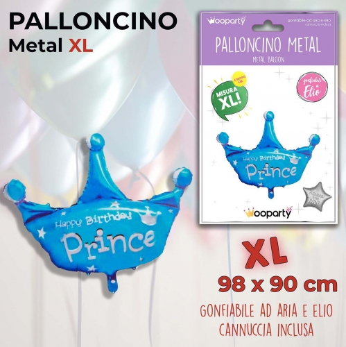 Palloncino mylar h.b.prince 98x90cm