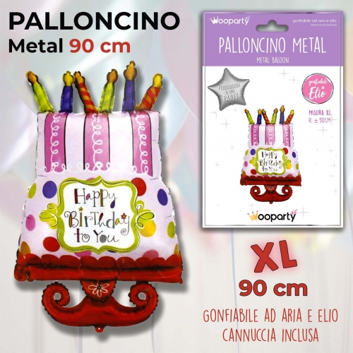 Palloncino mylar cake 90cm