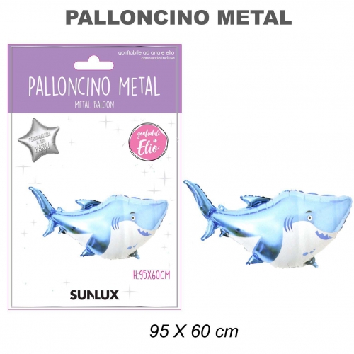 Palloncino squalo 95x60cm