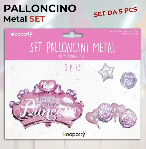 Set palloncini h.b. pricepess 5 pezzi